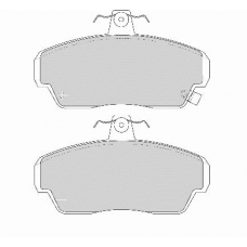 FD6536A NECTO Комплект тормозных колодок, дисковый тормоз