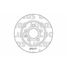 DF2777 TRW Тормозной диск
