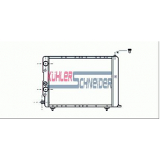 2105401 KUHLER SCHNEIDER Радиатор, охлаждение двигател