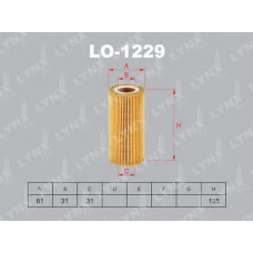 LO-1229 LYNX Фильтр масляный