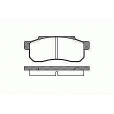 0203.10 REMSA Комплект тормозных колодок, дисковый тормоз