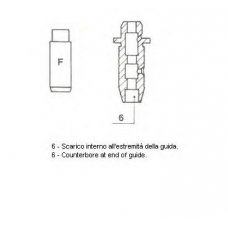 01-2583 METELLI Направляющая втулка клапана