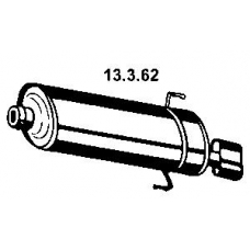 13.3.62 EBERSPACHER Глушитель выхлопных газов конечный