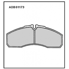ADB01173 Allied Nippon Тормозные колодки