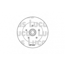 DF1534 TRW Тормозной диск