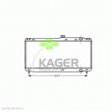 31-1865 KAGER Радиатор, охлаждение двигателя