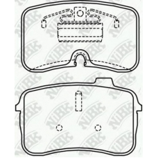 PN0506 NiBK Комплект тормозных колодок, дисковый тормоз