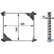 8FC 351 317-301 HELLA Конденсатор, кондиционер