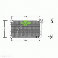 94-5770 KAGER Конденсатор, кондиционер