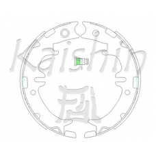 K2392 KAISHIN Комплект тормозных колодок