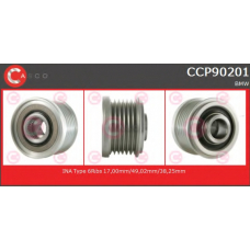 CCP90201 CASCO Ременный шкив, генератор