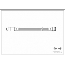 19018914 CORTECO Тормозной шланг