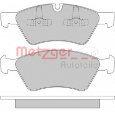 1170464 METZGER Комплект тормозных колодок, дисковый тормоз