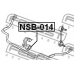 NSB-014 FEBEST Опора, стабилизатор