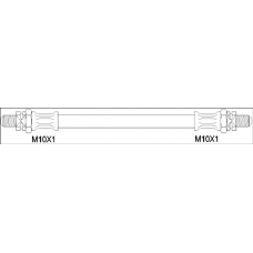 G1903.55 WOKING Тормозной шланг