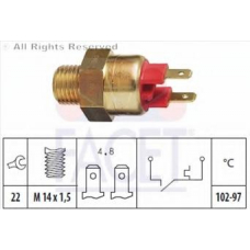 7.5063 FACET Термовыключатель, вентилятор радиатора