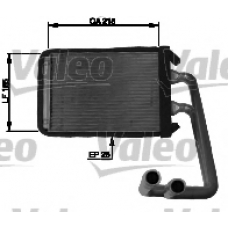 812439 VALEO Теплообменник, отопление салона