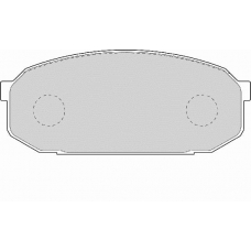 FD7002A NECTO Комплект тормозных колодок, дисковый тормоз