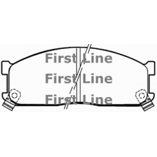 FBP3156 FIRST LINE Комплект тормозных колодок, дисковый тормоз