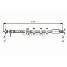 1 987 476 809 BOSCH Тормозной шланг