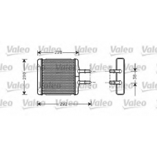 812335 VALEO Теплообменник, отопление салона