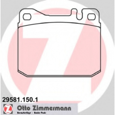 29581.150.1 ZIMMERMANN Комплект тормозных колодок, дисковый тормоз