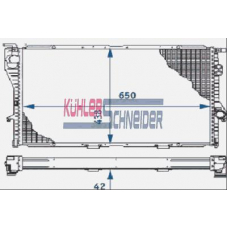 1414201 KUHLER SCHNEIDER Радиатор, охлаждение двигател