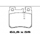 BL1263B2 FTE Комплект тормозных колодок, дисковый тормоз