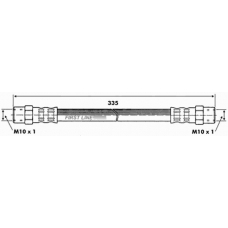 FBH6484 FIRST LINE Тормозной шланг