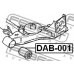 DAB-001 FEBEST Подвеска, рычаг независимой подвески колеса