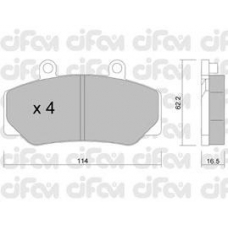 822-075-0 CIFAM Комплект тормозных колодок, дисковый тормоз