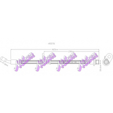 H5578 Brovex-Nelson Тормозной шланг