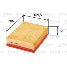 585006 VALEO Воздушный фильтр