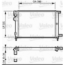 731177 VALEO Радиатор, охлаждение двигателя