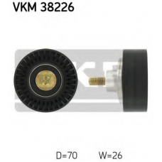 VKM 38226 SKF Паразитный / ведущий ролик, поликлиновой ремень