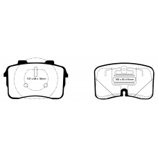 DP4883R EBC Brakes Колодки тормозные