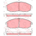 GDB3201 TRW Комплект тормозных колодок, дисковый тормоз