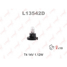 L13542D LYNX L13542d лампа накаливания t4 14v 1.12w