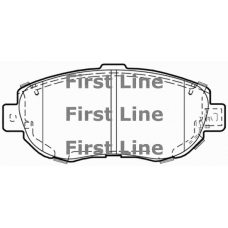 FBP1581 FIRST LINE Комплект тормозных колодок, дисковый тормоз