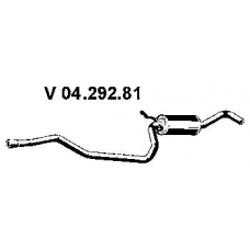 04.292.81 EBERSPACHER Предглушитель выхлопных газов