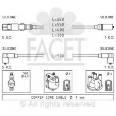 4.9937 FACET Комплект проводов зажигания