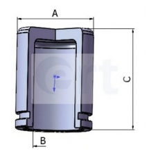 150769-C ERT Поршень, корпус скобы тормоза