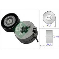 534 0333 10 INA Натяжная планка, поликлиновой ремень