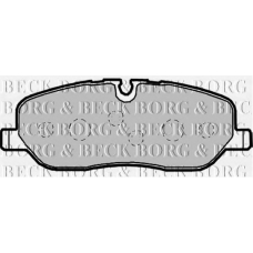 BBP1929 BORG & BECK Комплект тормозных колодок, дисковый тормоз