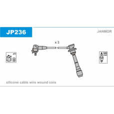 JP236 JANMOR Комплект проводов зажигания