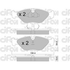 822-209-0 CIFAM Комплект тормозных колодок, дисковый тормоз