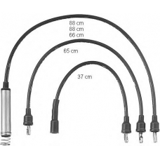 0300890576 BERU Комплект проводов зажигания