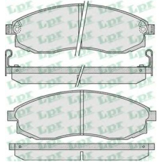 05P1030 LPR Комплект тормозных колодок, дисковый тормоз