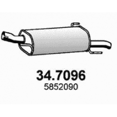 34.7096 ASSO Глушитель выхлопных газов конечный