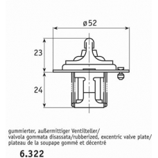 6.322.88 BEHR Термостат, охлаждающая жидкость